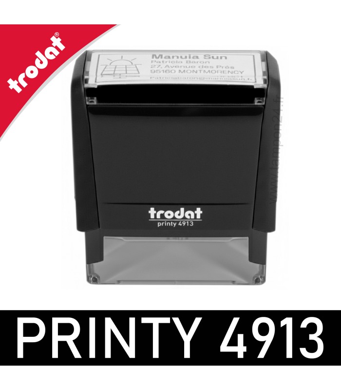Le Printy 4913 de chez Trodat, un tampon encreur pas cher et efficace