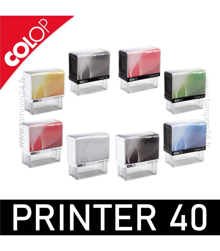 Colop 40 disponible en plusieurs coloris