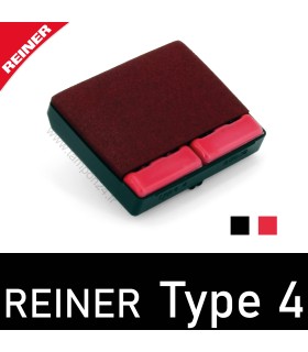 Recharge d'encre Reiner Type 4 avec coussins encreurs