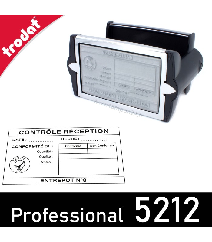 Vue de dessous du Trodat Professional 5212