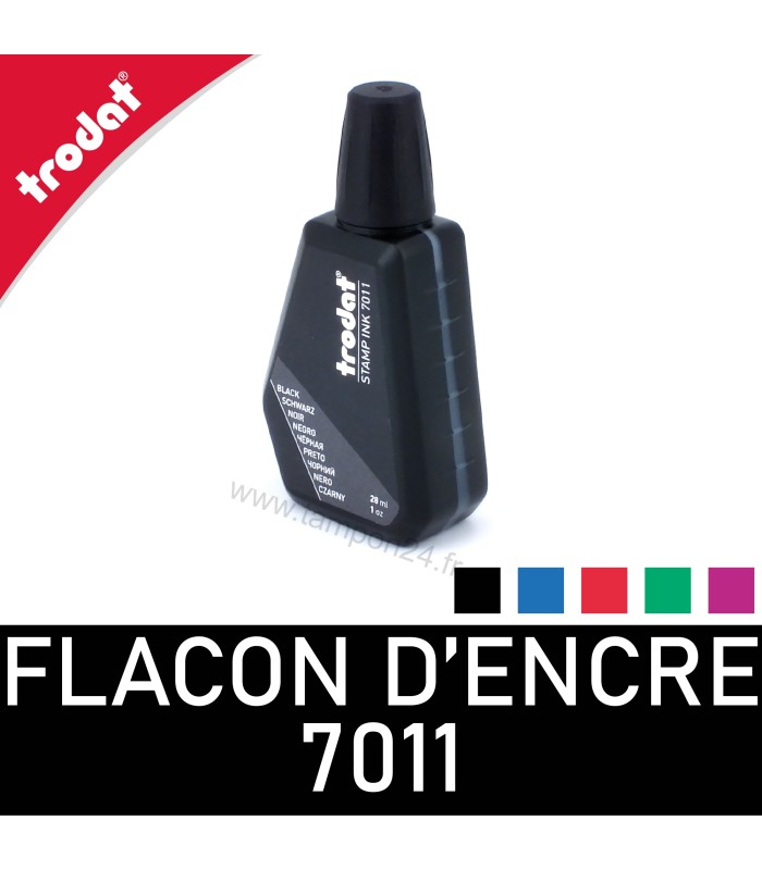 Flacon d'encre 7011 réencrage cassette 