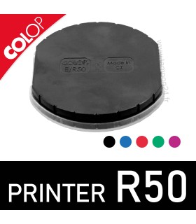 Recharge d'encre noire, bleue, rouge, verte ou violette pour pour Colop Printer R50