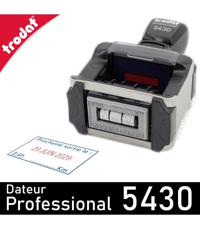Personnalisation d'empreinte du Professional 5430 de chez Trodat