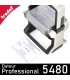 Exemple impression Trodat Professional 5480, texte bleu et date rouge