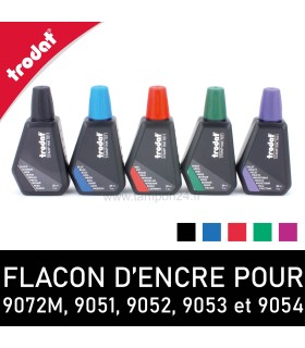 Encre 7011 de chez Trodat, disponible en 5 coloris