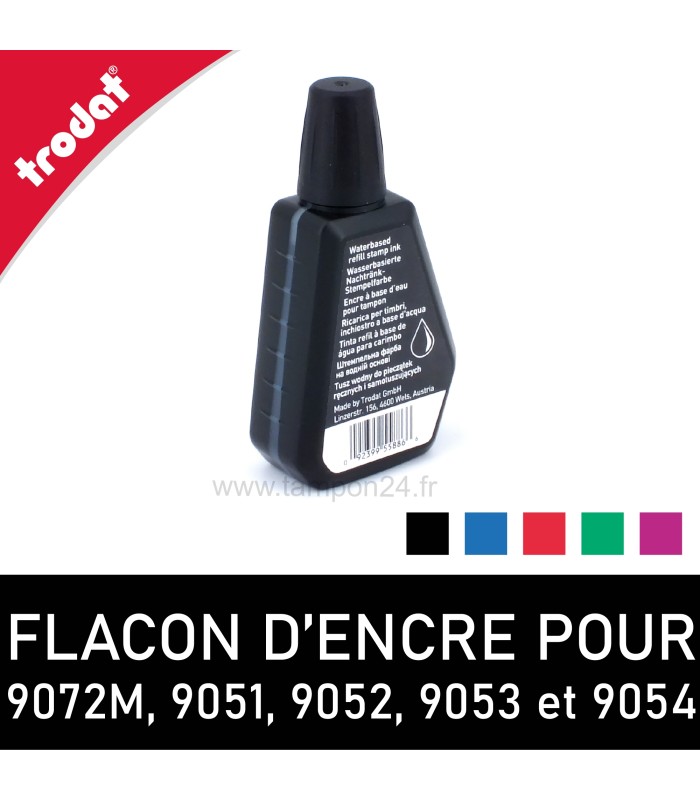 Grâce au flacon d'encre 7011 de chez Trodat, prolonger la durée de vos pads encreur