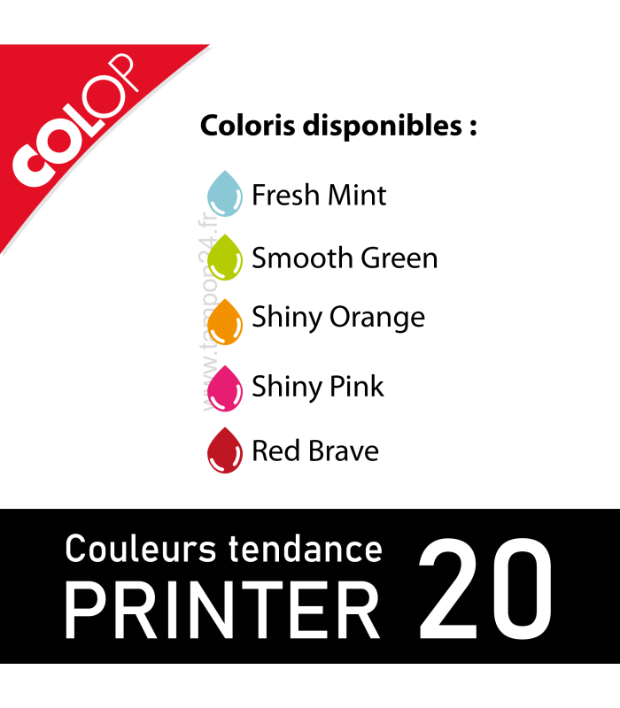 Cassette encrage Colop Printer 20