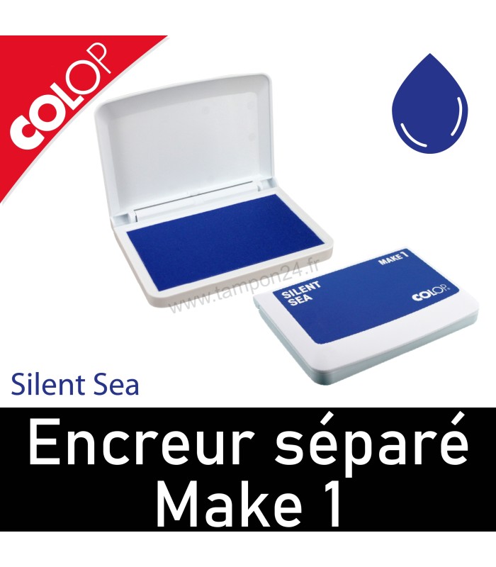 Silent Sea : Encrier de couleur bleu nuit ou profondeur des océans