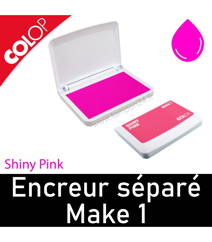 Shiny Pink : Encreur de couleur rose fluo