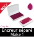 Cozy Red : Encrier de teinte bordeaux