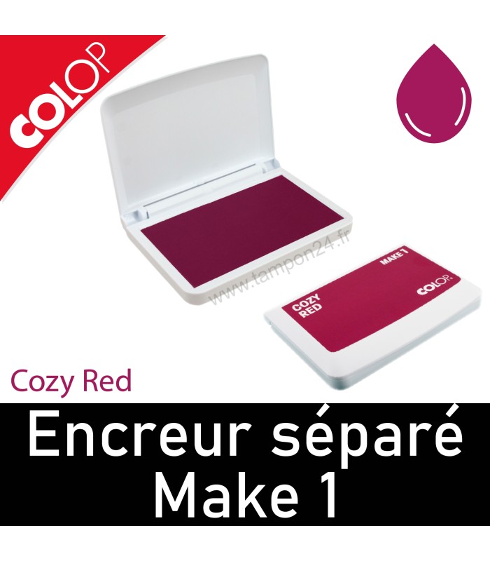 Cozy Red : Encrier de teinte bordeaux