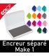 Encreur séparé pour tampon bois Make 1 - disponible en 14 coloris tendance
