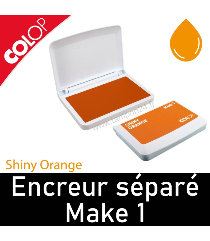 Shiny Orange : Encre orange très lumineuse