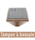 Tampon maxi format en bois personnalisable 