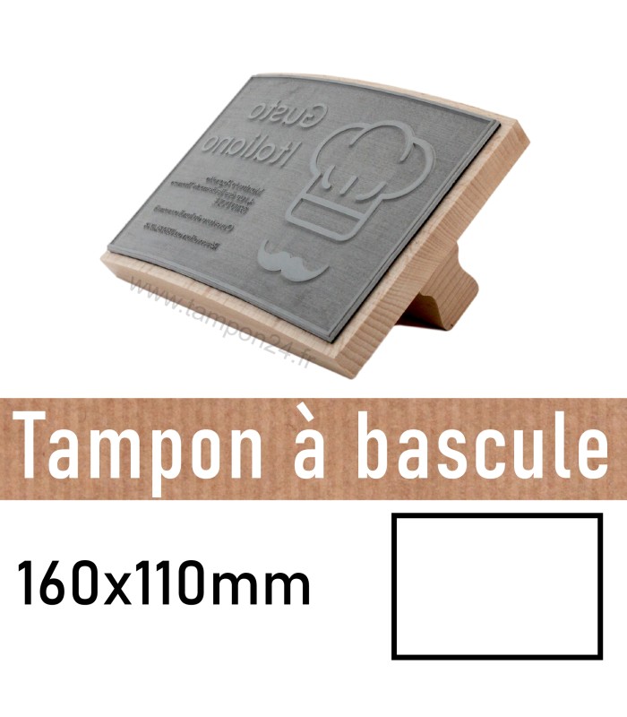 Tampon à bascule 160x110mm