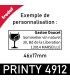 Tampon personnalisable en ligne Trodat Printy 4912