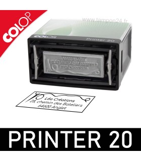 Cachet Colop Printer 20 pour 3 lignes de texte