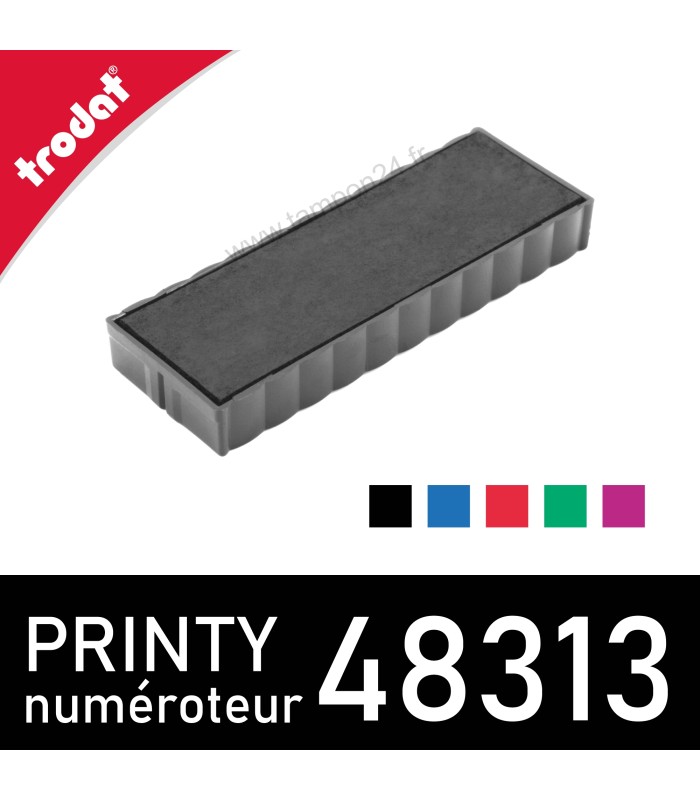Cassette d'encrage pour Trodat Printy Numéroteur 48313