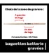 Choix de la zone de gravure sur baguettes de batterie Vic Firth