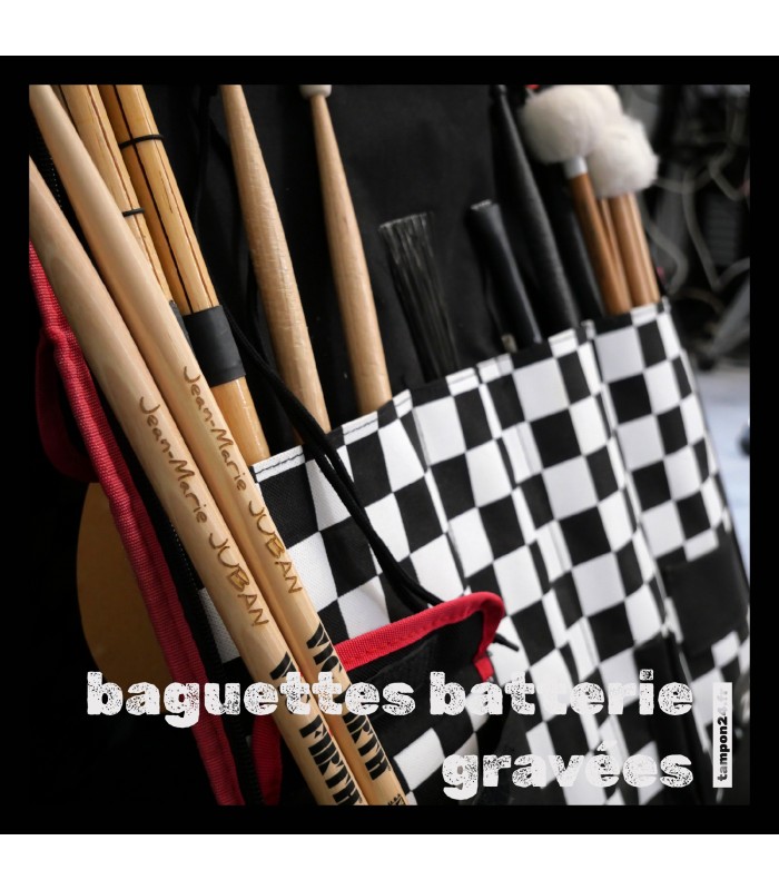 Vic Firth 5A American Classic avec votre nom gravé au laser