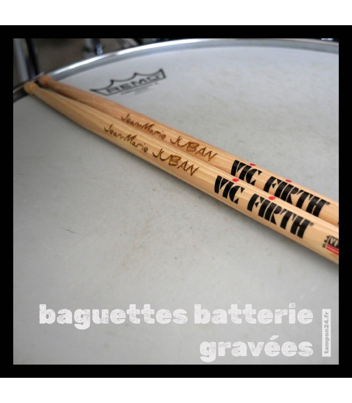 Comment personnaliser ses baguettes de batterie ?