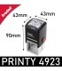 Dimensions du cachet encreur Printy 4923