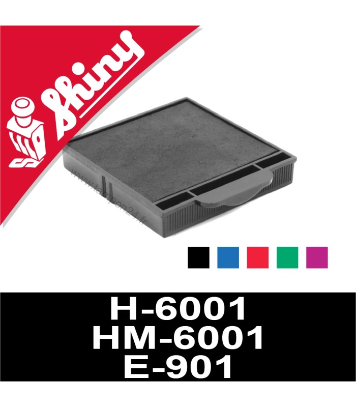 Cassette d'encrage Shiny pour H-6001, HM-6001 et E-901