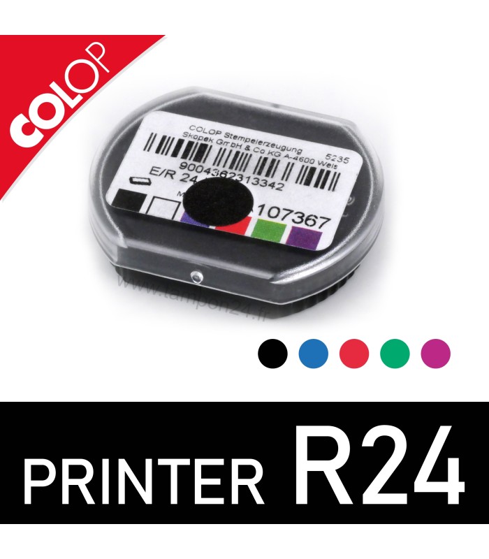 Pad d'encre compatible pour cachet personnalisable Colop Printer R 24