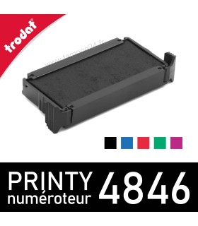 Cassette d'encrage pour Trodat Printy Numéroteur 4846