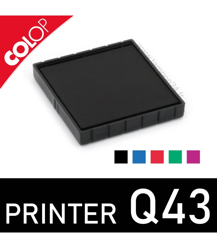 Cassette d'encrage pour Colop Printer Q43
