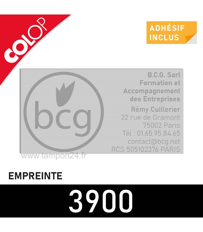 Empreinte pour Colop 3900