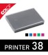 Recharge d'encre pour colop printer 38 livrée avec couvercle de protection