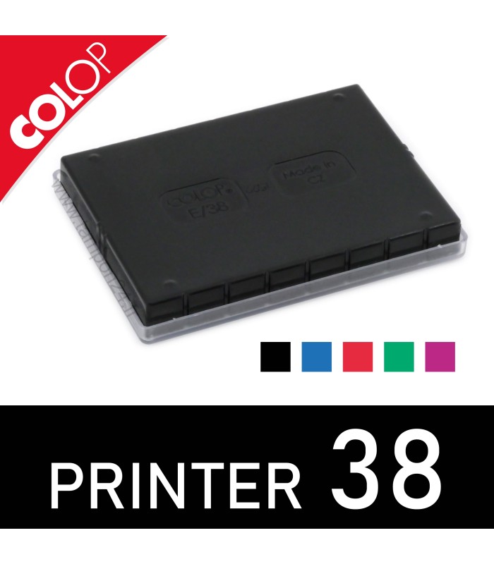 Dos de la réserve d'encre pour Colop 30, référence E/38