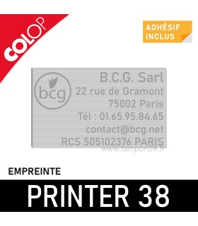 Empreinte pour Colop Printer 38