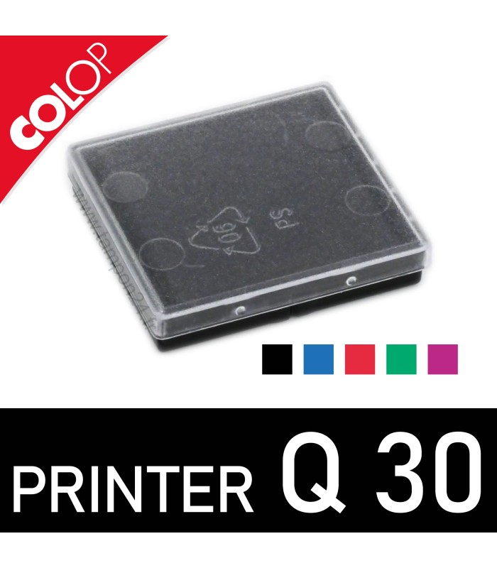 Réserve d'encre pour colop Q 30 livrée avec son couvercle de protection