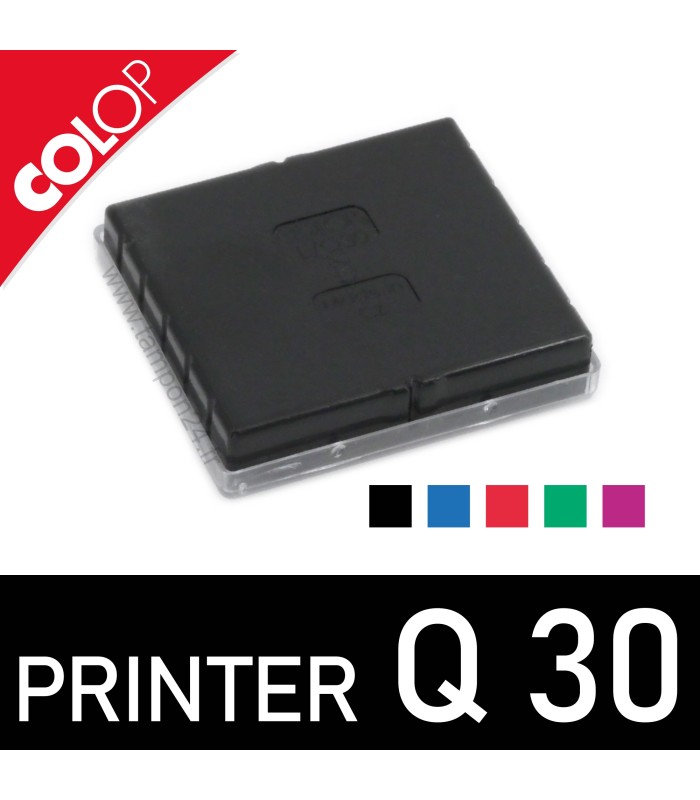 Référence au dos de l'encrier pour COLOP Printer Q 30