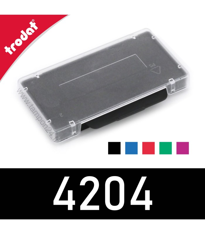 Réserve d'encre pour Trodat 4204 et son couvercle de protextion