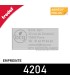 Empreinte pour Trodat 4204