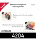 Comment enlever la plaque de texte sur le tampon 4204 de Trodat