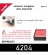 Lors du changement de l'empreinte du Trodat 4204, penser à remplacer la cassette d'encrage