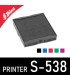 Cassette d'encrage pour Shiny Printer S-538
