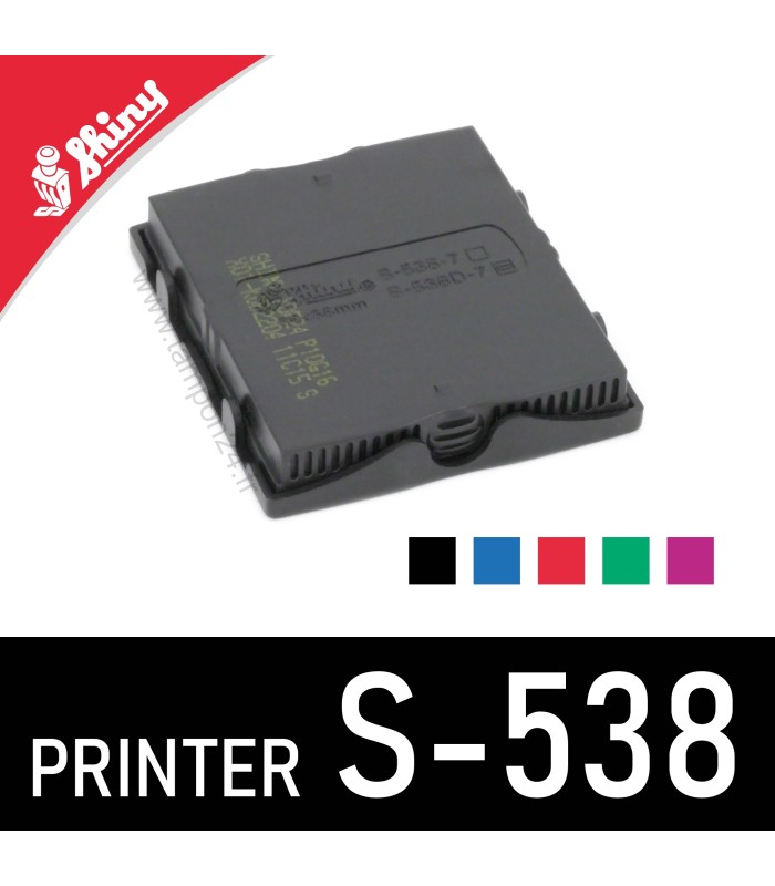 Arrière de l'encreur pour Shiny S538 - Référence S-538-7