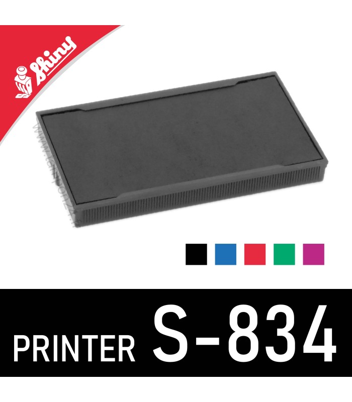 Cassette d'encrage pour Shiny Printer S-834