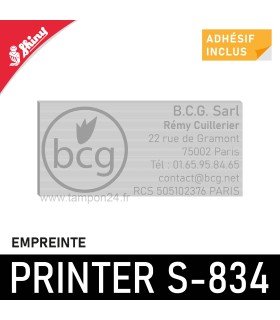 Empreinte pour Shiny Printer S-834