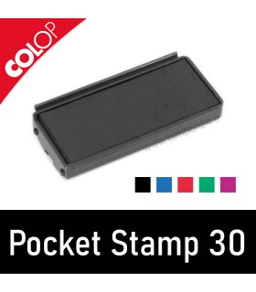 Cassette d'encrage pour Colop Pocket Stamp 30 avec mousse encrée