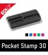Vue arrière de la réserve d'encre pour pocket stamp 30 de Colop