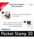 Explication : Comment remplacer votre empreinte pour Colop Pocket Stamp 30
