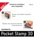 Comment retirer l'ancienne empreinte du colop pocket 30 ?