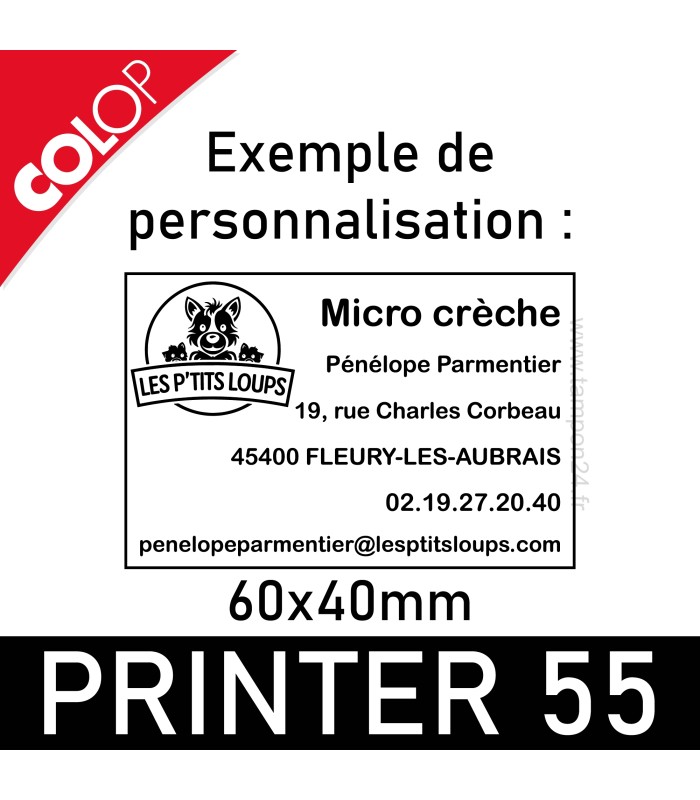 Tampon encreur printer 55