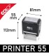 dimensions du boitier 81x55x112mm